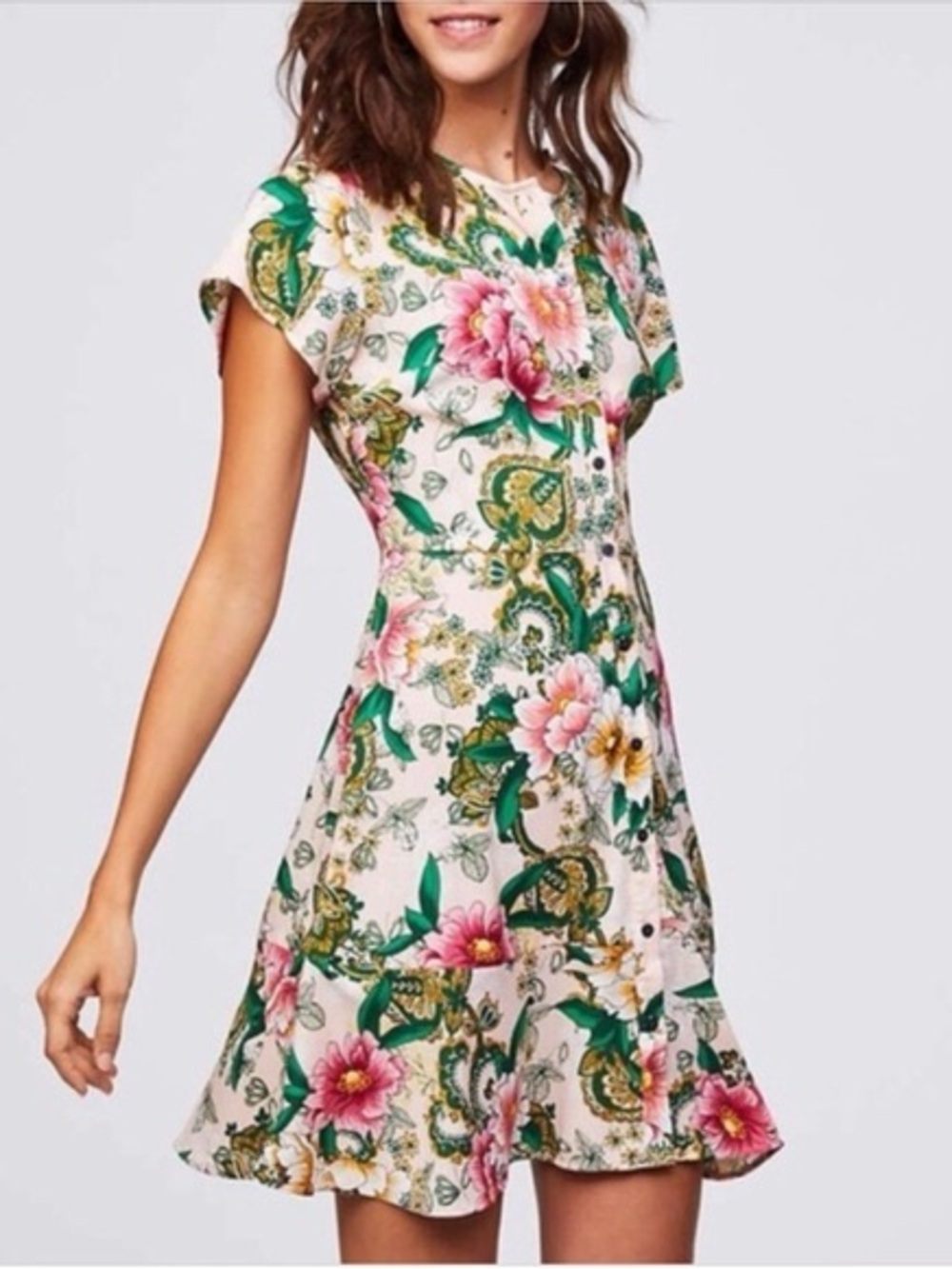 LOFT Camellia Garden Dress
